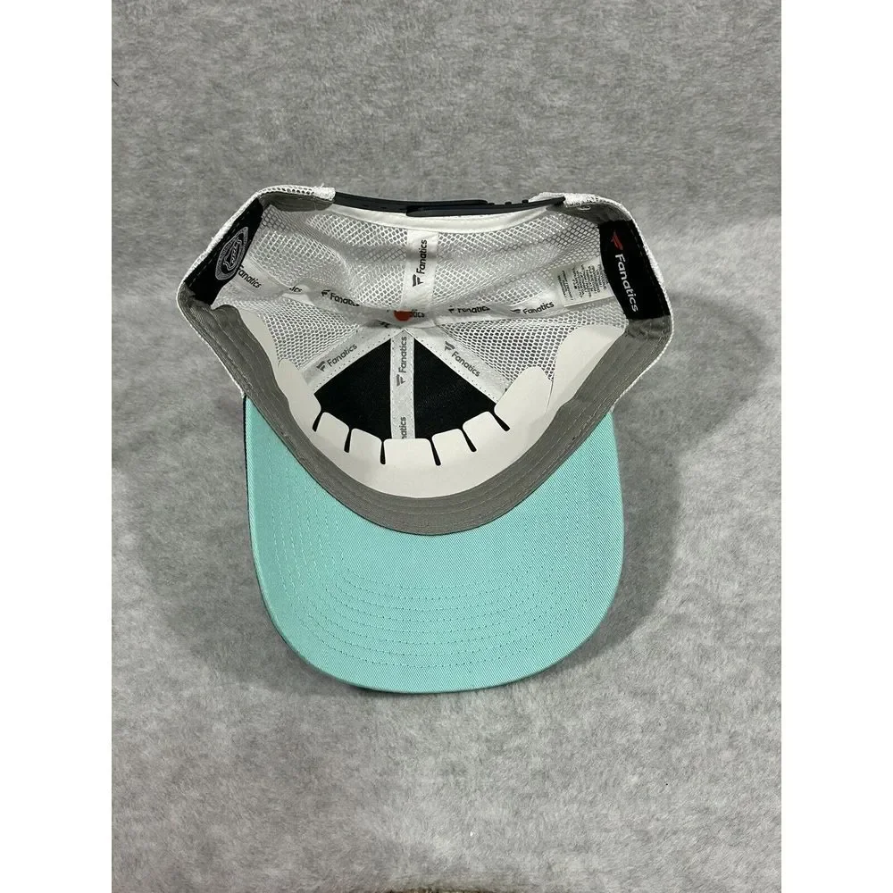 Seattle Kraken Hat Cap Snapback Fanatics Blue‎ NHL Hockey One Size Pro Mesh - Picture 5 of 7